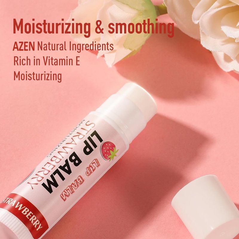 Moisturizing Lip Balm Bulk - 50 Pack for Dry Cracked Lips | 12 Flavors, Perfect for Gifts