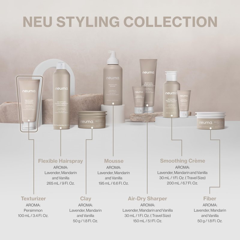 Neuma Neu Styling Flexible Hair Spray | Hairspray For Women With Lavender, Mandarin & Vanilla Scent | Flexible Hold Styling Spray For All Hair Types