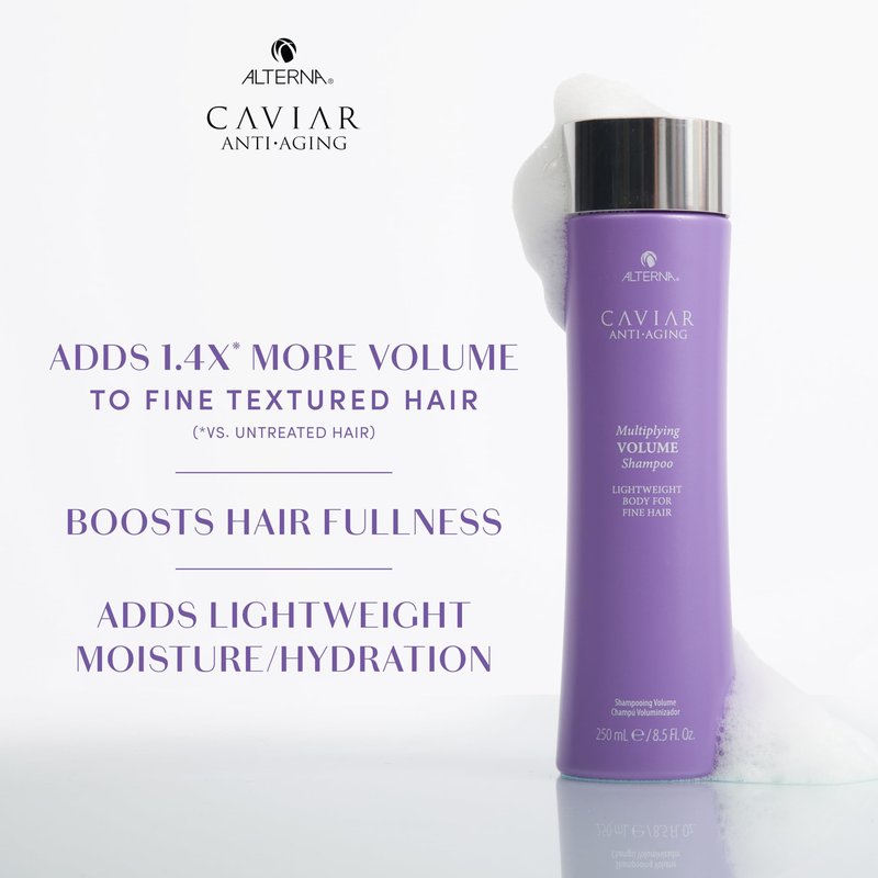 Alterna Caviar Anti-Aging Multiplying Volume Shampoo and Conditioner Set, 8.5-Ounce (2-Pack)