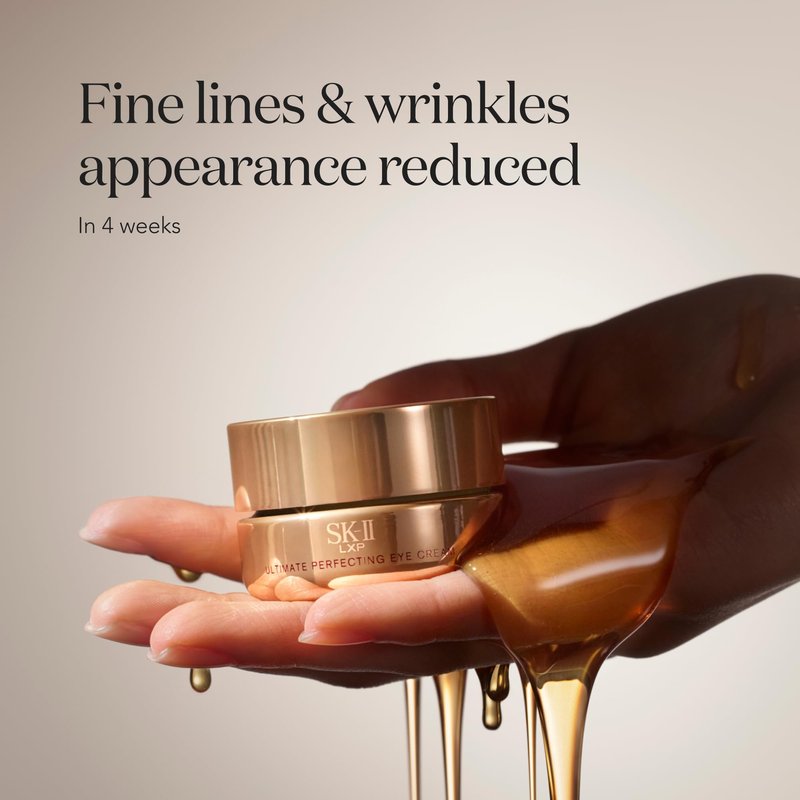SK-II LXP Ultimate Revival Eye Cream - Ultra Rich Under Eye Cream for Wrinkles, Firmness & Dryness - Infused with a Concentrated Formula to Restore Radiance & Enhance Elasticity (0.52 oz)