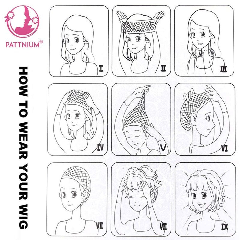 PATTNIUM Short Blonde Bob Wig Light Blonde Wig for Women Straight Blonde Bob Wig Heat Resistant Synthetic Natural Looking Wig with Wig Cap