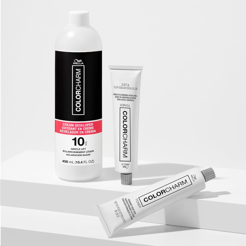 COLORCHARM Cream Hair Color Developer | 30 Volume | For Optimal Gray Blending and Rich Multi-Dimensional End Results | 3.7 Fl Oz