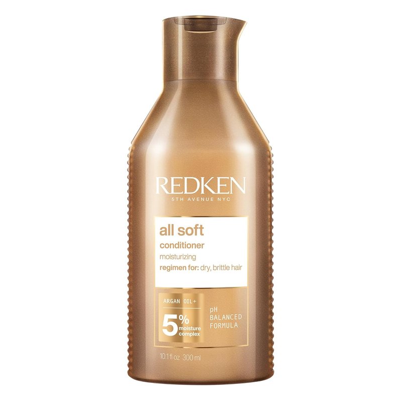 Redken All Soft Conditioner - Deeply Moisturizing Formula for Dry, Brittle Hair | Softens, Smooths & Adds Shine