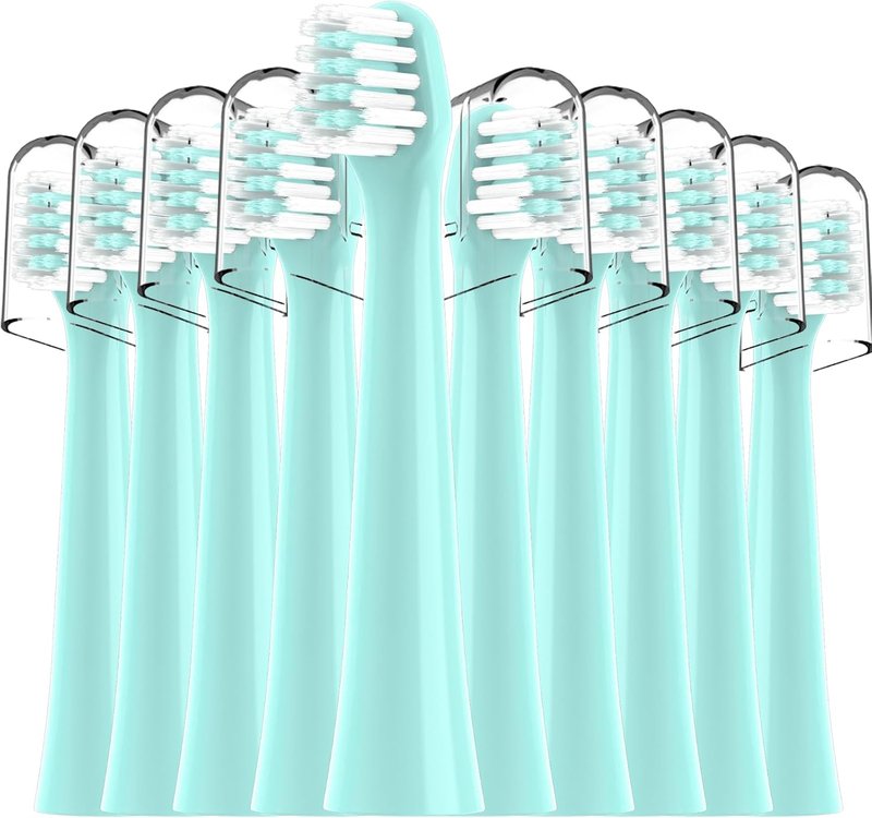 Replacement Toothbrush Heads for Colgate Hum - 10 Pack Compatible Brush Heads for Smart Electric Toothbrush