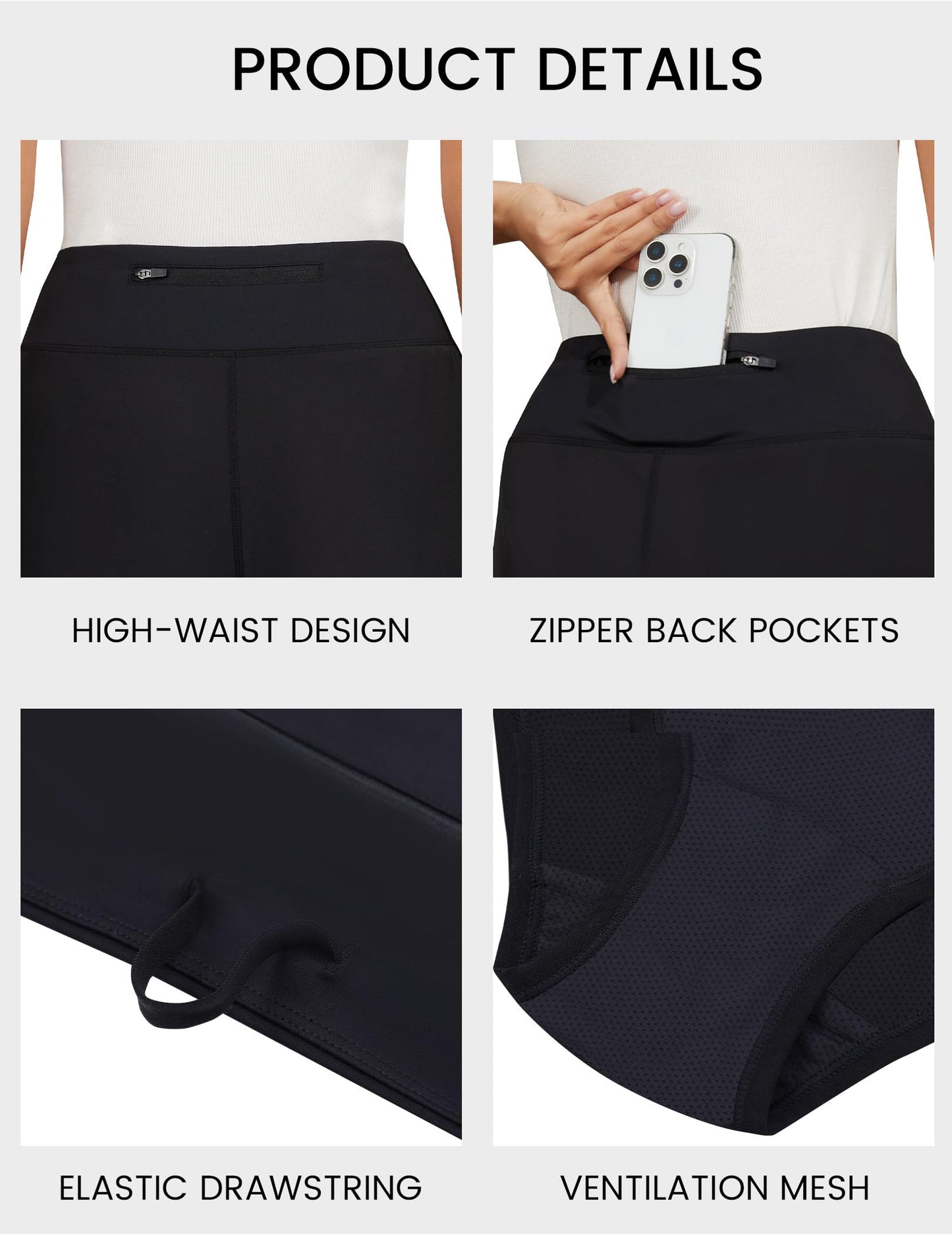 FireSwan Workout Shorts Women Athletic Running Shorts High Waisted Quick Dry Gym Sporty with Pockets