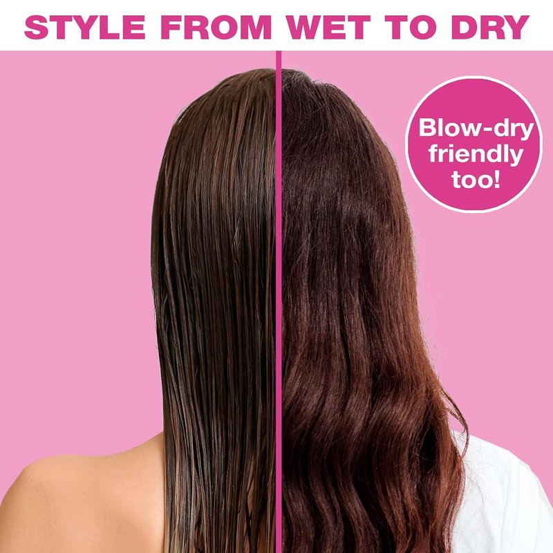 Conair The Knot Dr. Hair Brush - Detangling Brush for Wet or Dry Hair | Pink Color