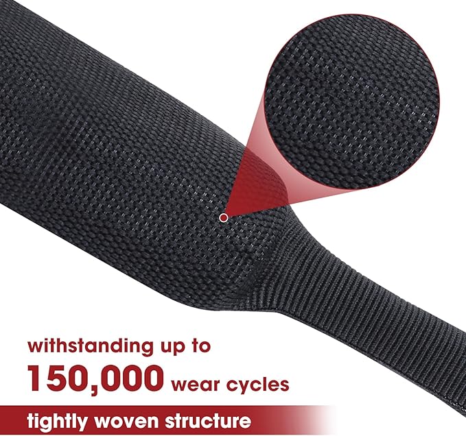 BuyUneed Heat Shrink Wire Loom 2:1 Shrinkable Braided Cable Sleeve 2 Inch ID-25ft Abrasion Protection Flexibility Fabric Wiring Harness Cover Sheath