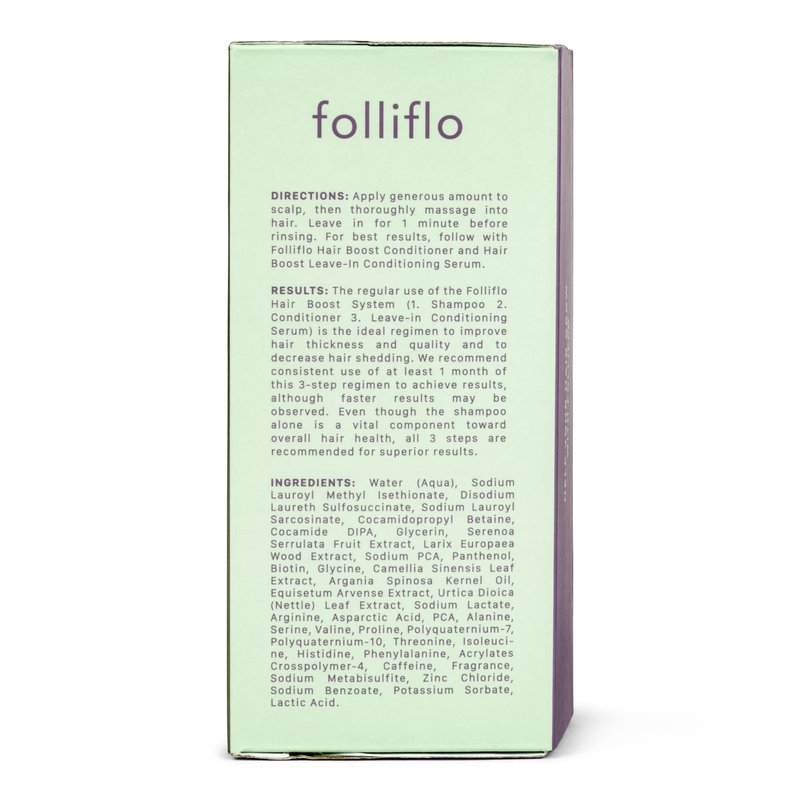 Folliflo Hair Boost Shampoo, Supports Fuller Looking Hair, 8 oz