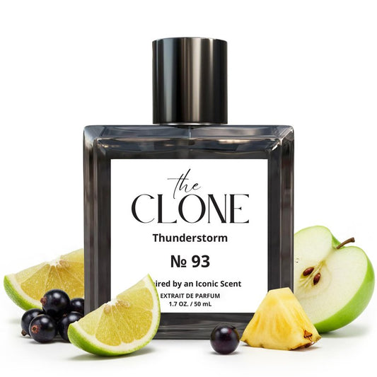 Clone, Thunderstorm No. 93 - Inspired by Aventus Perfume For Men, Extrait de Parfum, Luxury Fragrance Perfume Spray, 1.7 Fl Oz (50ml)