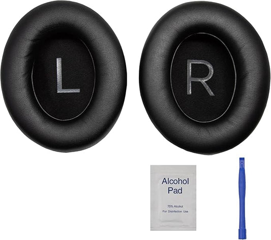 ZORIVASTRA Replacement Ear Pads - Compatible with Bose QuietComfort 45 / SE Headphones, Soft Protein Leather,Premium Noise Cancelling Earpads, Durable & Comfortable Ear Cushions (QC 45-Black)