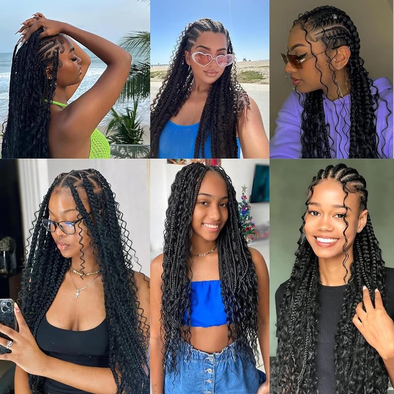 MUNONG Human Braiding Hair Deep Wave Bulk Human Hair for Braiding 50g 22 inch No Weft Curly Braiding Hair Bulk Human Braiding Hair for Boho Braids Hair Extensions Real Human Hair Natural Color