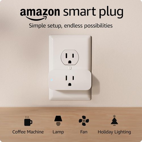 Amazon Smart Plug - Works with Alexa for Effortless Control | Easy Setup (4-Pack)