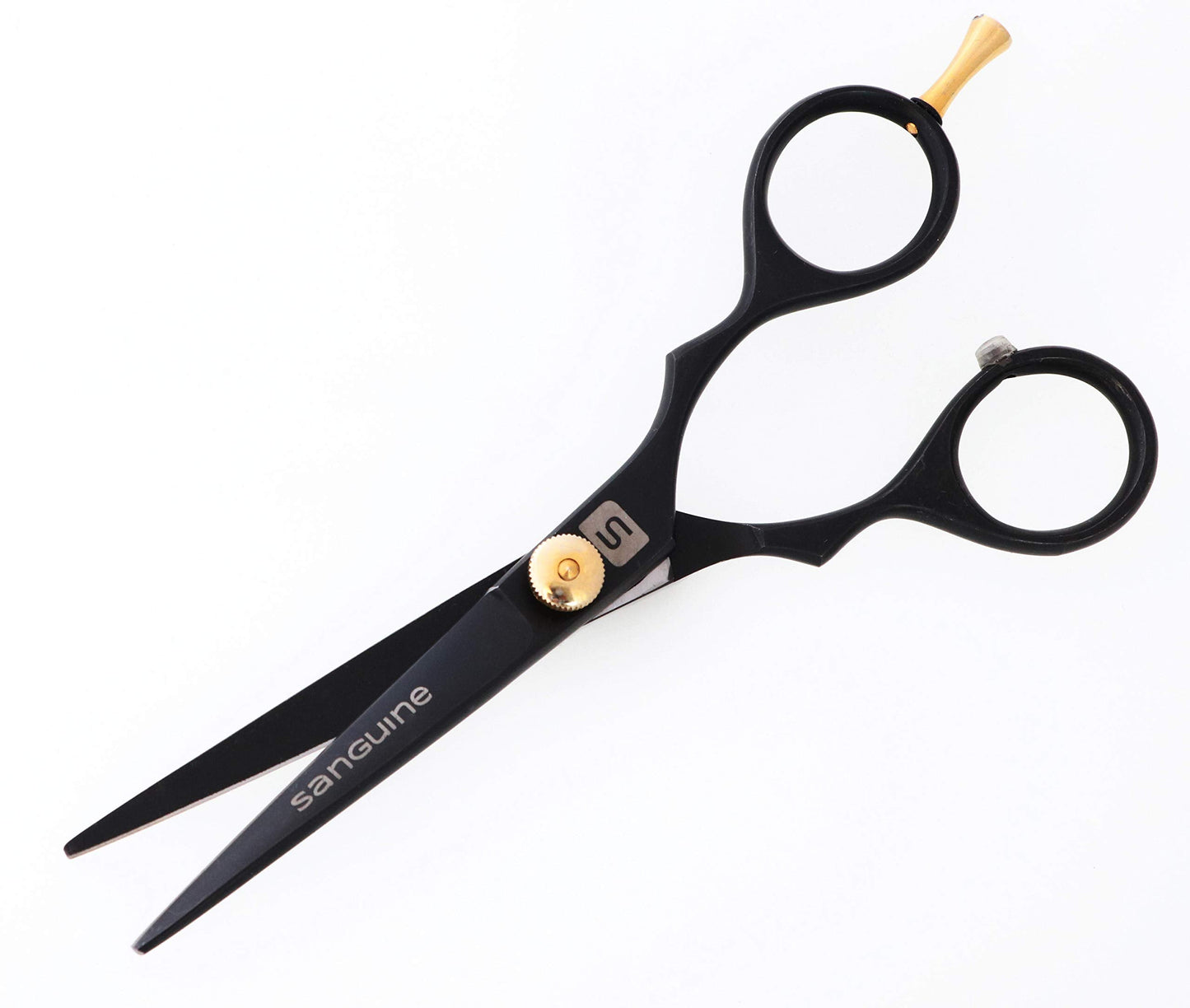 Professional Mustache Scissors, Beard Trimming Scissors, Japanese Moustache Scissors - Extremely Sharp - 5" (13cm) + Presentation Case, Comb and Tip Protector