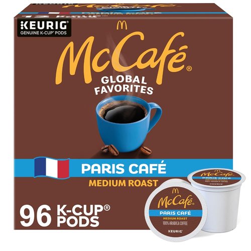 McCafe Single Serve Coffee K-Cup Pods - Medium Roast, 96 Count (4 Packs of 24)