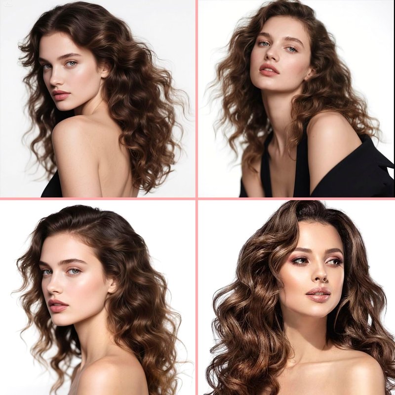 1-Inch Curling Iron - Long Barrel Curling Wand for Long Hair | Quick Heating, Adjustable Temperature 320°F-446°F