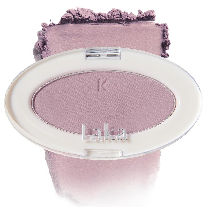 Laka Love Silk Blush - Radiant Buildable Powder Blush for Natural Glow | Long-Lasting Moisturizing Formula (#708 Poem)