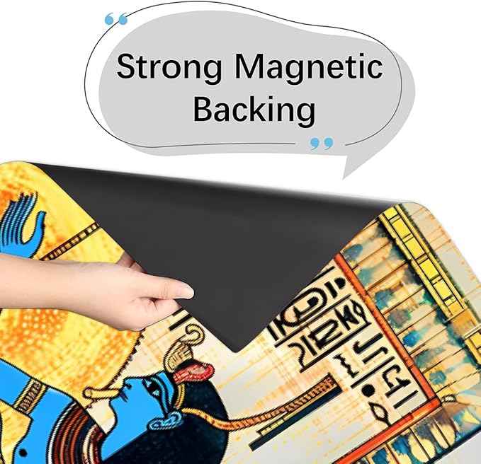 Dishwasher Magnet Cover Egyptian Egypt Papyrus Women Reusable Dishwasher Magnetic Cover Sticker Decorative Dish Washer Door Cover Panel for Home Kitcen Appliance, 21x26 in