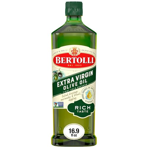 Bertolli Extra Virgin Olive Oil - Premium Quality, 17 oz | Ideal for Cooking and Dressings