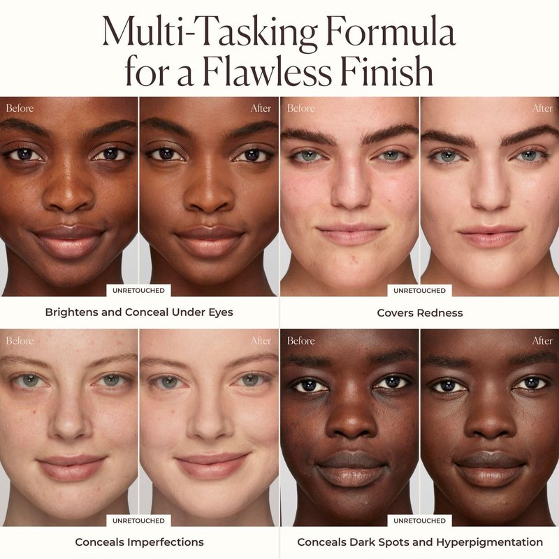 Laura Mercier Real Flawless Weightless Perfecting Serum Concealer, Long-Lasting, Waterproof, & Crease-Proof Wear, Buildable Coverage, Oil-Free, 1N1 - Light with neutral undertones