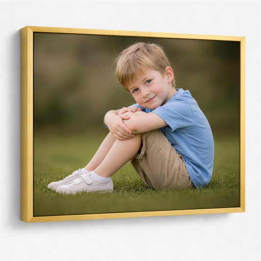 Skiennix Personalized Canvas Prints - Stunning Photo on Canvas (Gold, 16x20) | Perfect Home Decor & Gifts