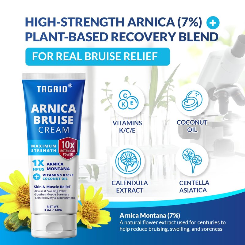 TAGRID Arnica Bruise Cream (3.5 Ounce (Pack of 1))