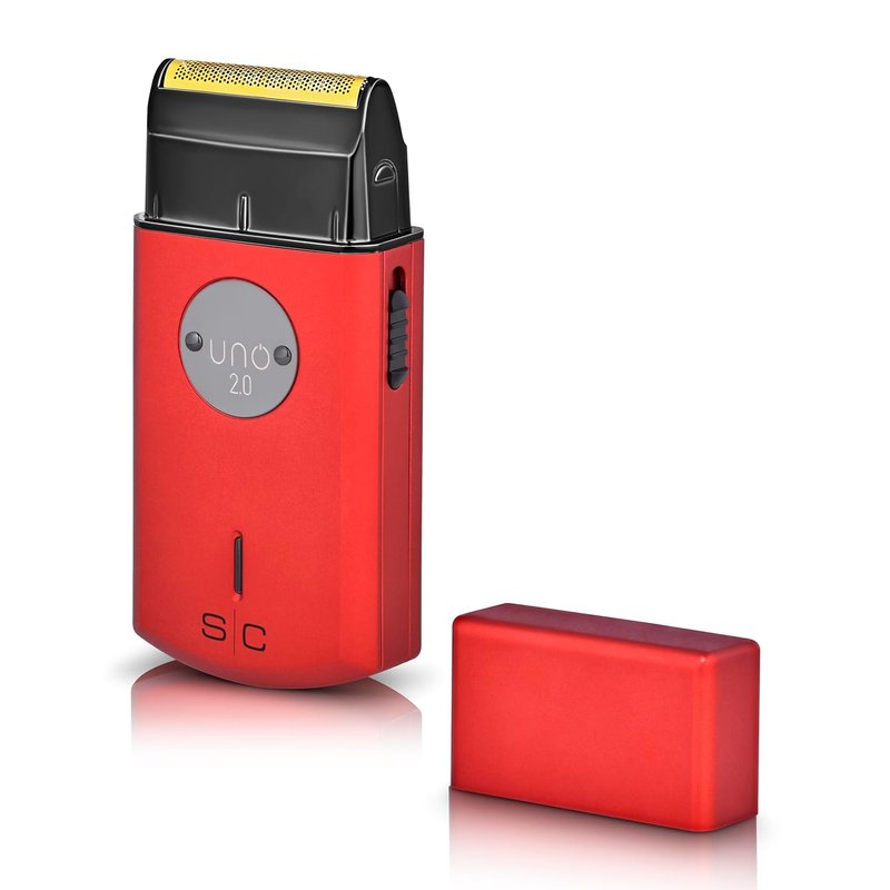StyleCraft Uno Cordless Foil Shaver - Portable Mini Size with Gold Titanium Head & Turbocharged Motor