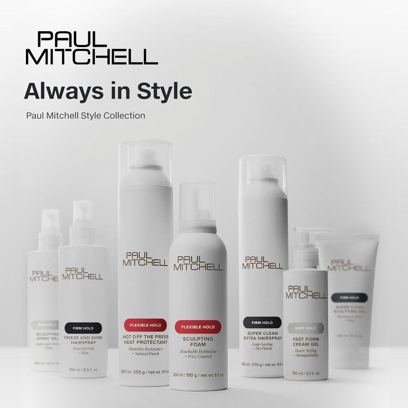 Paul Mitchell Super Sculpt Styling Glaze - Flexible Hold & Shine for All Hair Types | 8.5 oz