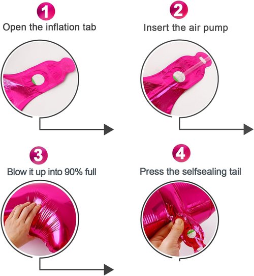 Hot Pink Number 40 Balloon - 40 Inch 40th Birthday Decoration for Women | Vibrant Party Supplies