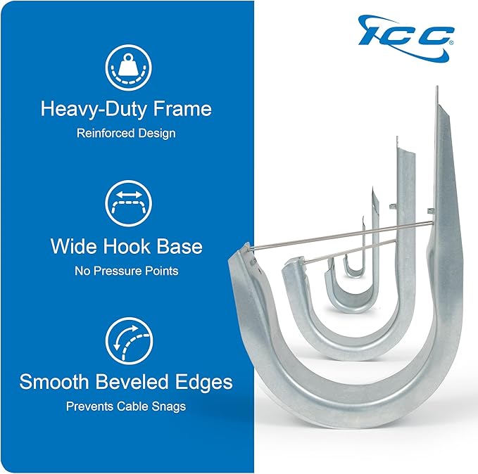 ICC J-Hook in 25 Pack (Wall Mount, 1 5/16 in)