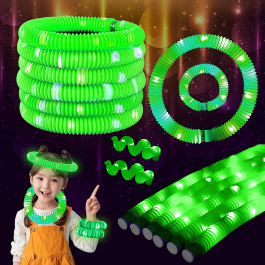 Skiennix Glow Sticks - 6PCS Glow in The Dark Party Favors for Kids & Adults | Perfect for Festivals & Raves
