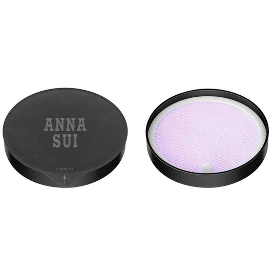 ANNA SUI Loose Face Powder - Refill Only - Blurring effect and Brightening, Covering of Large Pores - Flowless Soft Focus Finish - 200 - Purple - 0.59 oz