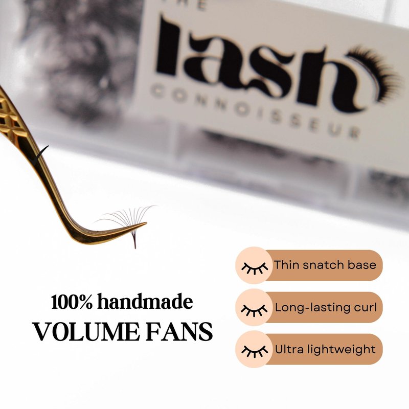 6D - D Curl 750 Fans Mixed Promade Fans Lash Extensions | TLC Lash Supplies 4D to 16D Premade Fans 7 mm to 16 mm Mixed Length Thin Base Premade Fans Eyelash Extensions (6D - D Curl, 13-14-15 mm)