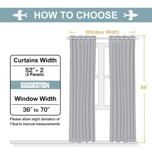 ChrisDowa Grommet Blackout Curtains for Bedroom and Living Room - 2 Panels Set Thermal Insulated Room Darkening Curtains (Royal Purple, 52W x 84L)