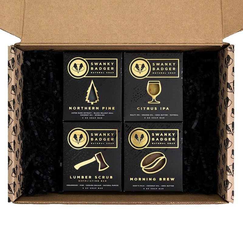 Natural Soap Gift Set - 4 Luxurious Bars of Handmade Soap | Perfect for Gifting