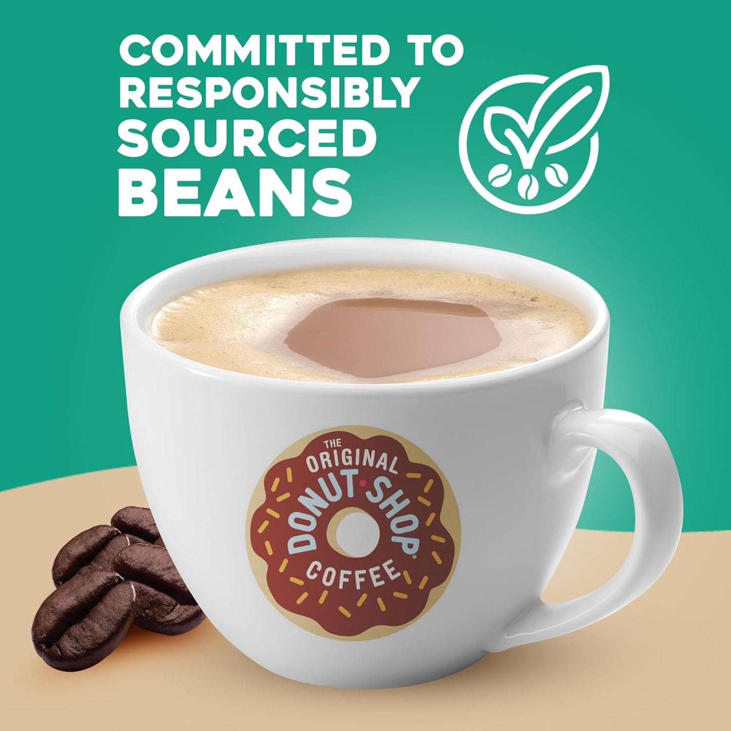 Original Donut Shop Decaf K-Cup Pods - Medium Roast Coffee, 60 Count (6 Packs of 10)