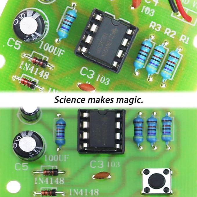 Yidab Soldering Practice Kit - DIY Electronic Doorbell Soldering Kit (Suitable for Home Installation + STEM Education), An Entry - level Electronic Production Kit for Beginners