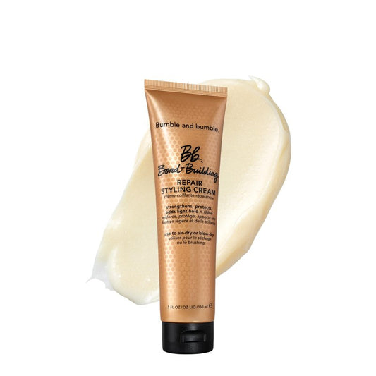 Bumble and bumble. Bond-Building Hair Repair Styling Cream | Makes Hair 3x Stronger Instantly | Prevents Split Ends | Heat Protectant | For All Damaged Types, 5 Fl Oz