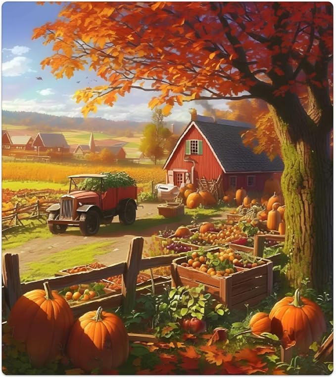 Autumn Golden Farm Dishwasher Magnet Cover for The Front Magnetic Dishwasher Door Covers Dish Washer Sticker Wrap Home Decorative Appliances Panel Decal Kitchen Decor 23" x 26" (Magnetic)