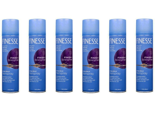 Finesse Extra Hold Aerosol Hairspray 7 oz (Pack of 6)