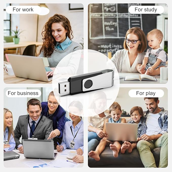 TOPESEL 100 Pack Flash Drives 2GB Bulk USB 2.0 Flash Drive, Thumb Drive USB Memory Stick Flash Drive USB Memory Stick