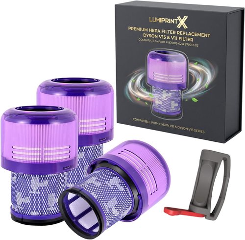 Dyson V11 HEPA Filter 3-Pack - Premium Replacement for V11, V15 Absolute & Animal Models