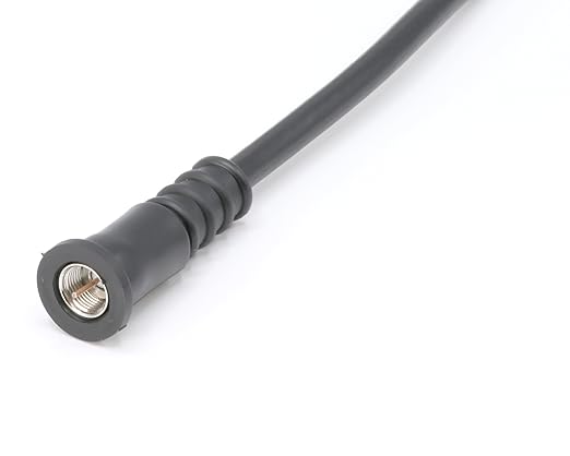 THE CIMPLE CO Coaxial Cable Weather Boot for RG6 Connectors, RG59 Ends - Coaxial Boots with Weathertight Seal - Black, 4 Pack