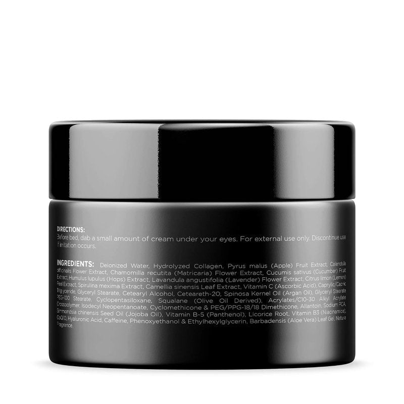 Eye Roller Serum for Men - Collagen & Caffeine Eye Cream | Depuffing Roller Ball for Dark Circles & Puffiness - 2 Count