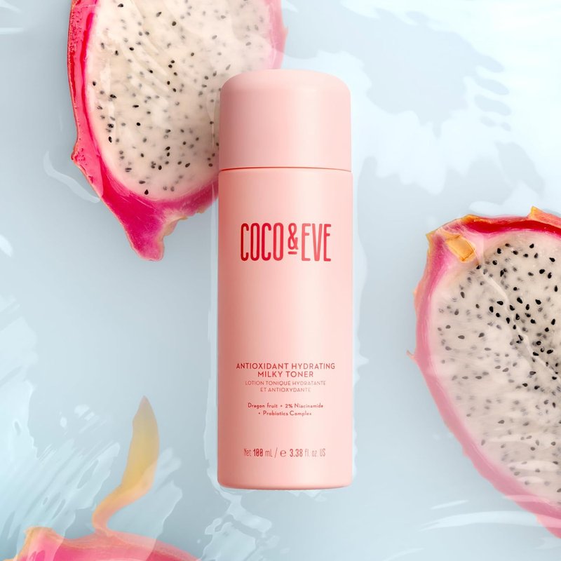 Coco & Eve Antioxidant Hydrating Milky Toner - Boost Radiance & Hydration | 3.38 fl oz