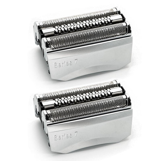 Series 7 70S Replacement Shaver Heads Compatible with Braun Series 7 Electric Razors, 70S Blades for Braun s7 Replacement Foil and Cutter 720cc, 730cc, 735s, 750cc, 760cc, 790cc