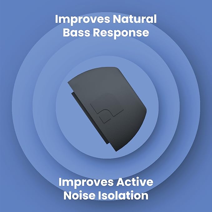 Foam Masters Ultra-Premium Memory Foam Ear Tips for AirPods Pro 1st & 2nd Gen | 3 Pairs | New Ver. | Secure Fit | Super Comfort | Better Noise Cancel | Replacement Buds (Medium, Space Gray)