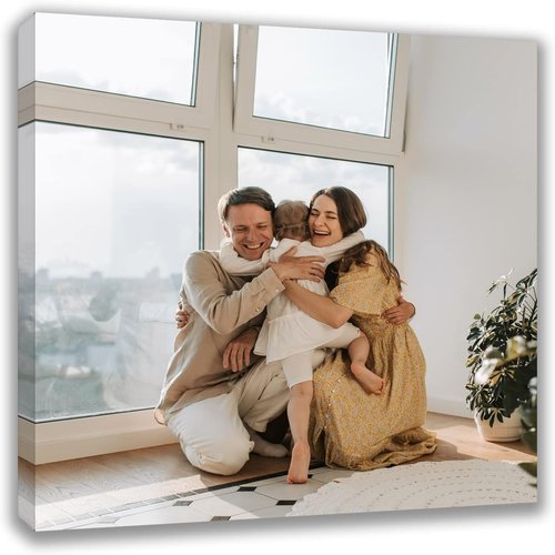 Custom Canvas Prints - Personalized Wall Art for Pets & Family | Unique Gifts for Mom & Dad (24'' W x 24'' H)