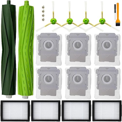 iRobot Replacement Parts | Vacuum Cleaner Accessories - 1 Roller Brush, 4 Filters, 4 Side Brushes, 6 Dust Bags