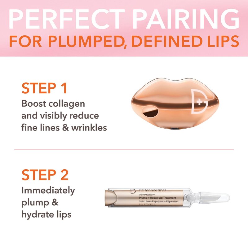 Dr Dennis Gross DRx SpectraLite LipWare Pro | Lip Treatment Device to Boost Collagen Smooth Fine Lines & Wrinkles and Firm Skin
