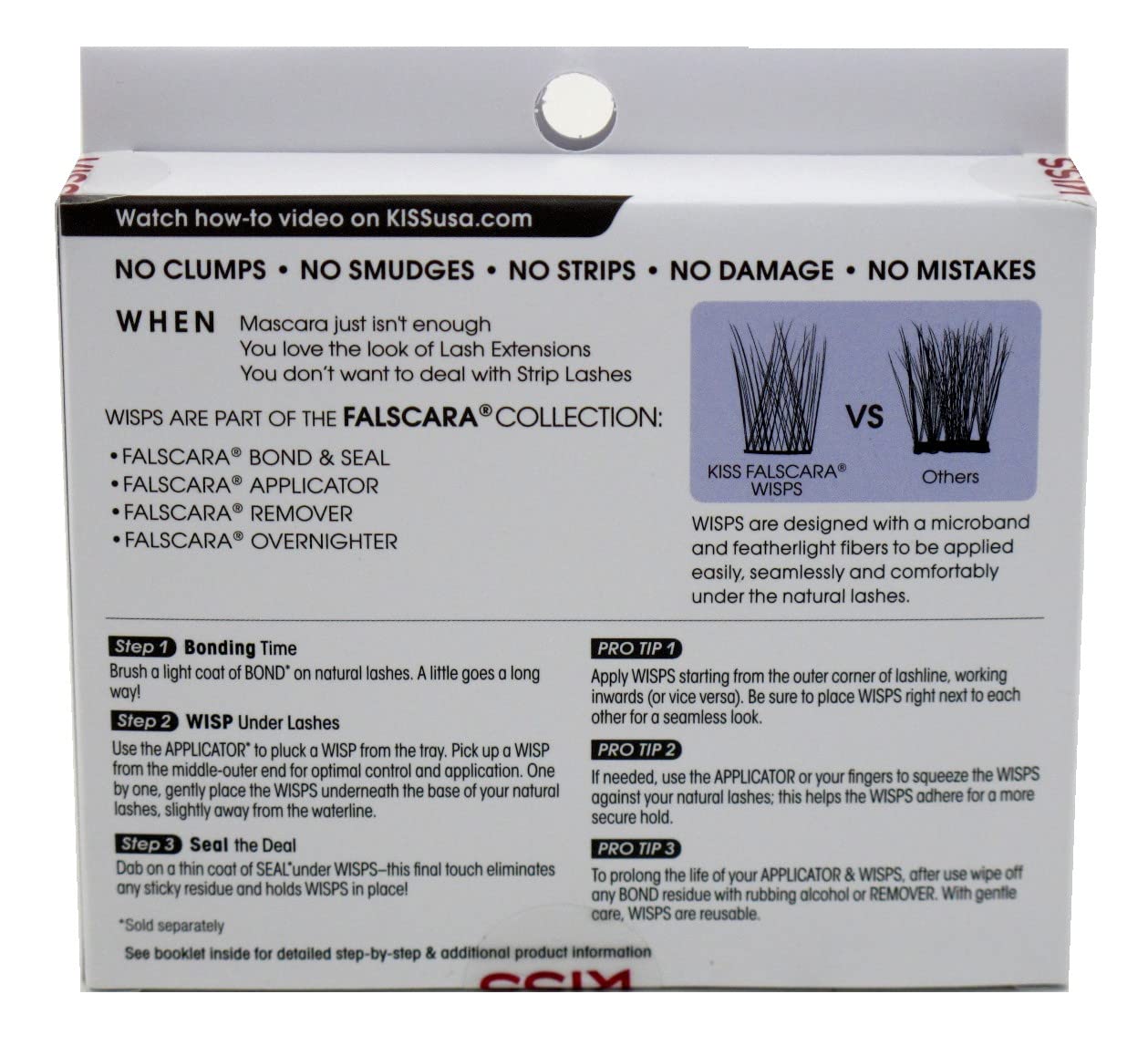 Kiss Falscara Lengthening Wisps Multi-Pack (Pack of 2)